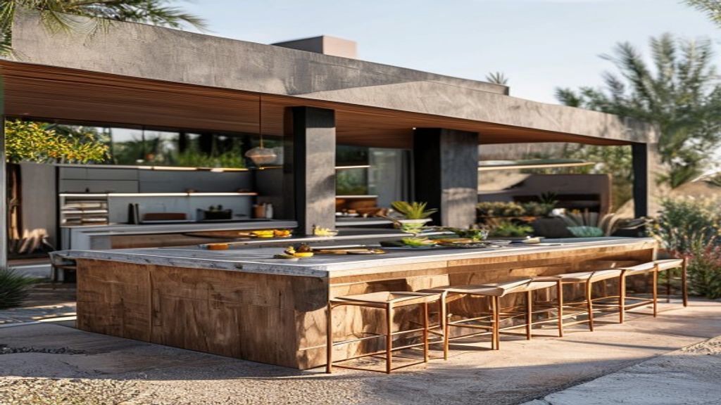 Construct Modern Outdoor Kitchens for Premium Desert Estates