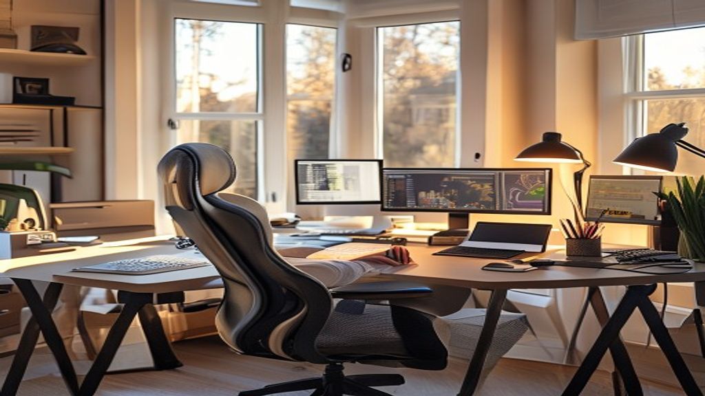 Premium ergonomic executive furniture for modern home workspaces