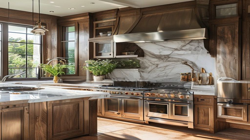 Luxury integrated appliances transform your dining space with professional-grade functionality and seamless aesthetics